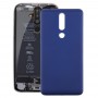 Batterie de couverture avec touches latérales pour Nokia 3.1 Plus (Bleu)