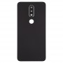 Battery Back Cover with Camera Lens for Nokia X6 (2018) / 6.1 Plus TA-1099(Black)