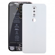 Battery Back Cover с Камера Обектив за Nokia X6 (2018) / 6.1 Plus TA-1099 (бял)