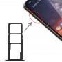 SIM ბარათის Tray + SIM ბარათის Tray + Micro SD Card Tray for Nokia 3.2 TA-1156 TA-1159 TA-1164 (Black)