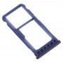 SIM ბარათის Tray + SIM ბარათის Tray / Micro SD Card Tray for Nokia 5.1 Plus / X5 TA-1102 TA-1105 TA-1108 TA-1109 TA-1112 TA-1120 TA-1199 (Blue)