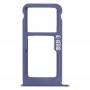 SIM-Karten-Behälter + SIM-Karte Tray / Micro SD-Karten-Behälter für Nokia X6 (2018) / TA-1099 / 6.1 Plus (blau)