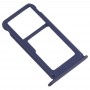 SIM картата тава + SIM Card Tray / Micro SD карта тава за Nokia X6 (2018) / TA-1099 / 6.1 Plus (син)
