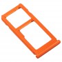 SIM karta Tray + SIM karty zásobník / Micro SD Card Tray pro Nokia 8 / N8 TA-1012 TA-1004 TA-1052 (oranžová)