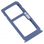 SIM kártya tálca + SIM-kártya tálca / Micro SD kártya tálca Nokia 8 / N8 TA-1012 TA-1004 TA-1052 (kék)