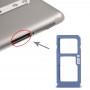SIM-kort fack + SIM-kort fack / Micro SD-kort fack för Nokia 8 / N8 TA-1012 TA-1004 TA-1052 (blå)