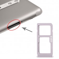 SIM Card Tray + SIM Card Tray / Micro SD Card Tray for Nokia 8 / N8 TA-1012 TA-1004 TA-1052 (Silver) 