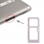 Carte SIM Bac + carte SIM Plateau / Micro SD Card Tray pour Nokia 8 / N8 TA-1012 TA-1004 TA-1052 (Silver)