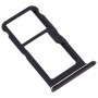 La bandeja de tarjeta SIM bandeja de tarjeta SIM + / bandeja de tarjeta Micro SD para Nokia 7 TA-1041 (Negro)