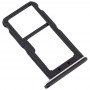 SIM-kort fack + SIM-kort fack / Micro SD-kort fack för Nokia 7 TA-1041 (Svart)