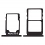SIM Card Tray + SIM Card Tray + Micro SD Card Tray for Nokia 5.1 TA-1075 (Black)
