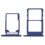 SIM Card Tray + SIM Card Tray + Micro SD Card Tray for Nokia 5.1 TA-1075 (Blue)