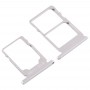 SIM Card Tray + SIM Card Tray + Micro SD Card Tray for Nokia 5.1 TA-1075 (White)