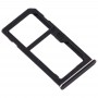 SIM Card Tray + SIM Card Tray / Micro SD Card Tray for Nokia 6 TA-1000 TA-1003 TA-1021 TA-1025 TA-1033 TA-1039 (Black)