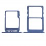 SIM Card Tray + SIM Card Tray + Micro SD Card Tray for Nokia 5 / N5 TA-1024 TA-1027 TA-1044 TA-1053 (Blue)