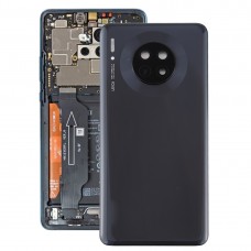 Original Battery Back Cover with Camera Lens for Huawei Mate 30(Black)