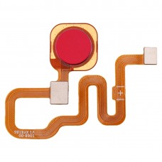 Sensor de huellas dactilares cable flexible para Xiaomi redmi Nota 6 Pro (rojo)
