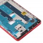 Ramka środkowa Bezel płytce z boku Keys dla BlackBerry Klawisz2 LE / Klawisz2 Lite (czerwony)