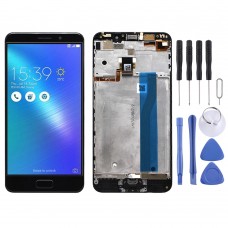 LCD Screen and Digitizer Full Assembly with Frame for ASUS Zenfone 3S Max ZC521TL X00GD (Black) 