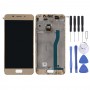 LCD Screen and Digitizer Full Assembly with Frame for ASUS Zenfone 3S Max ZC521TL X00GD (Gold)