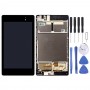 מסך LCD ו Digitizer מלא עצרת עם מסגרת עבור Asus Google Nexus 7 ME571KL 2nd 2013 (3G גרסה) (שחורה)