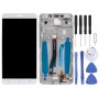 LCD Screen and Digitizer Full Assembly with Frame for Asus ZenFone 3 Laser ZC551KL Z01BD (White)