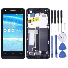 LCD Screen and Digitizer Full Assembly with Frame for Asus Zenfone C ZC451CG Z007(Black)