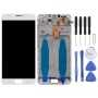 LCD Screen and Digitizer Full Assembly with Frame for Asus Zenfone 4 Max ZC554KL X00ID (White)