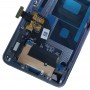 Ekran LCD Full Digitizer Montaż z ramą dla LG G7 ThinQ / G710 G710EM G710PM G710VMP (srebrny)