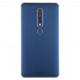 ბატარეის უკან საფარის კამერა ობიექტივი და გვერდითი ღილაკები და თითის ანაბეჭდის სენსორი ამისთვის Nokia 6.1 / 6 (2018) / 6 (2 Gen) (Blue)