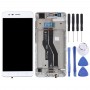 LCD Screen and Digitizer Full Assembly with Frame for Asus Zenfone 3 Zoom ZE553KL(White)