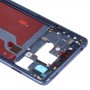 Середній кадр ободок Тарілка з бічними клавішами для Huawei Mate 20 X (синій)