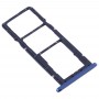 SIM karta Tray + SIM karta zásobník + Micro SD Card Tray pro Asus Zenfone Max M2 ZB633KL (modrá)