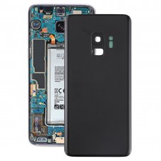 Battery Back Cover с Камера Обектив за Galaxy S9 (черен)