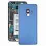 Batterie-rückseitige Abdeckung mit Kameraobjektiv für Galaxy S9 (blau)
