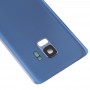 Batterie-rückseitige Abdeckung mit Kameraobjektiv für Galaxy S9 (blau)