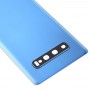 Batterie Couverture arrière avec lentille caméra pour Galaxy S10 (Bleu)