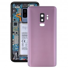 Battery Back Cover с Камера Обектив за Galaxy S9 + (Purple)