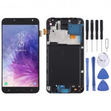 TFT Material LCD Screen and Digitizer Full Assembly with Frame for Galaxy J4 J400F/DS(Black)