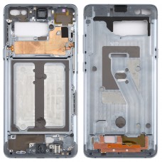 Middle Frame Bezel Plate with Side Keys for Galaxy S10 5G (Grey)