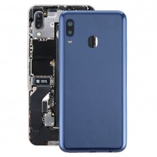 Batterie-rückseitige Abdeckung mit Seitentasten für Galaxy A20e (blau)
