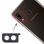 10 PCS tapa de la lente de la cámara para el Galaxy A20 (negro)