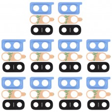 10 ks fotoaparát Krytka objektivu pro Galaxy A20 (modrá)