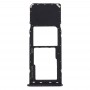 La bandeja de tarjeta SD bandeja de tarjeta SIM + Micro para Galaxy A20 A30 A50 (Negro)