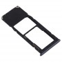 La bandeja de tarjeta SD bandeja de tarjeta SIM + Micro para Galaxy A20 A30 A50 (Negro)