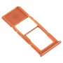 Carte SIM Plateau + Micro SD pour carte Tray Galaxy A20 A30 A50 (Orange)