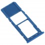 Vassoio di carta di SIM Card vassoio + Micro SD per Galaxy A20 A30 A50 (blu)