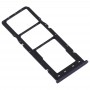 SIM karta Tray + SIM karta zásobník + Micro SD Card Tray pro Galaxy A10 (Black)