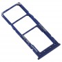 SIM-Karten-Behälter + SIM-Karten-Behälter + Micro-SD-Karten-Behälter für Galaxy A10 (blau)