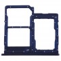 La bandeja de tarjeta SIM bandeja de tarjeta SIM + + Micro bandeja de tarjeta SD para el Galaxy A40 (azul oscuro)